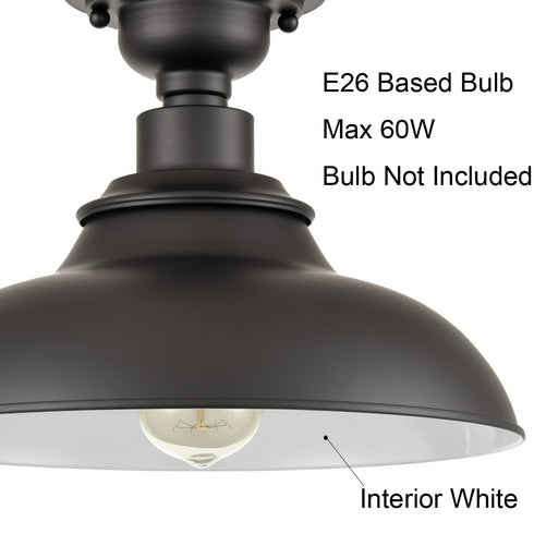 Piaggio Farmhouse Ceiling Light Semi Flush Ceiling Lighting 1-Light